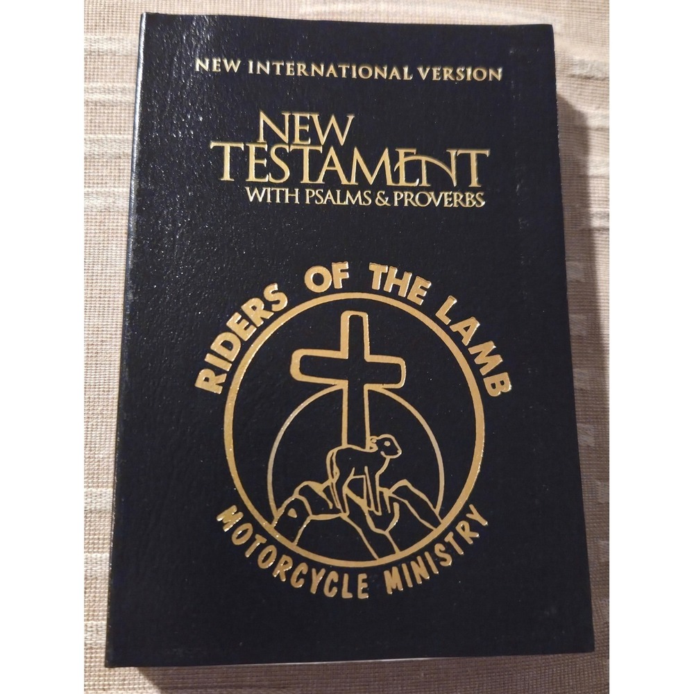 NIV‎ New Testament Psalms Proverbs Riders of the Lamb Motorcycle Ministry Bible